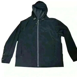 Kenneth Cole Reaction Rain Jacket Coat Lined Size L